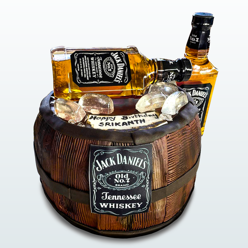 Whiskey Bottle Cake