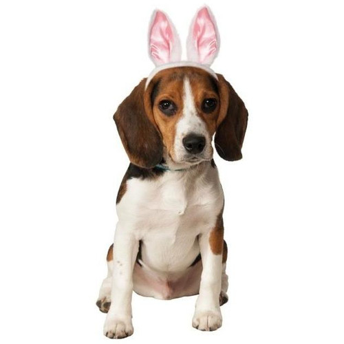 Pink Bunny Ears Pet Costume