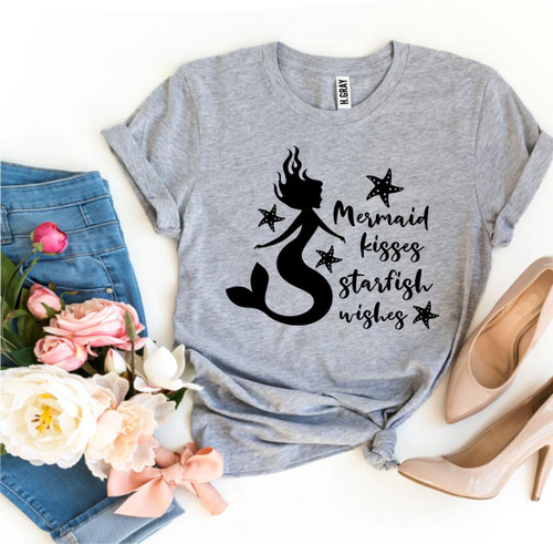 Mermaid Kisses Starfish Wishes T-shirt