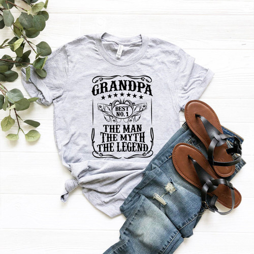 DT0818 Grandpa Best No. 1 Shirt