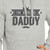 I'm A Proud Daddy Unisex Grey Vintage Design
