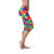 Womens Rainbow Pinwheel Capri Leggings
