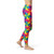 Womens Rainbow Pinwheel Leggings