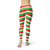 Avery Red Green Candy Cane Leggings