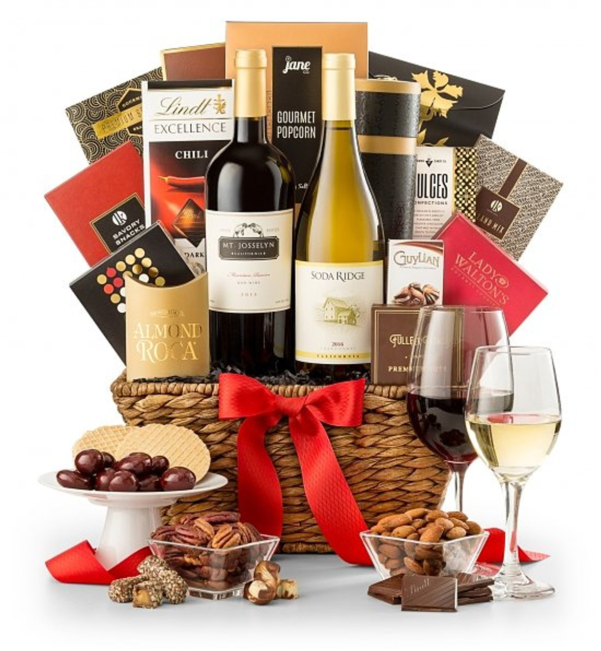 Holly Jolly Wine Gift Basket – Christmas gift baskets – Canada delivery -  BroCrates Canada