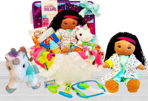Kids Medical Doll Gift Basket