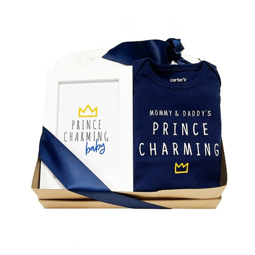 Prince Charming Baby Gift Basket
