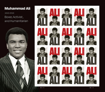 Muhammad Ali First-Class Mail Forever Postage Stamps