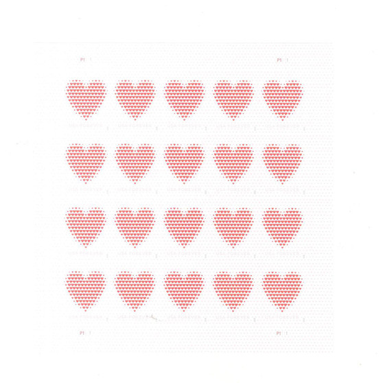 Made of Hearts Forever First Class Postage Stamps