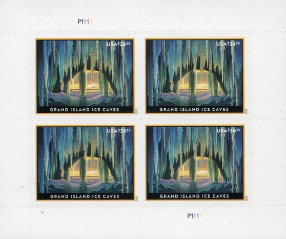 Grand Island Ice Cave Express Priority Stamps