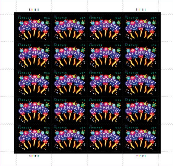 Celebrate Forever First Class Postage Stamps