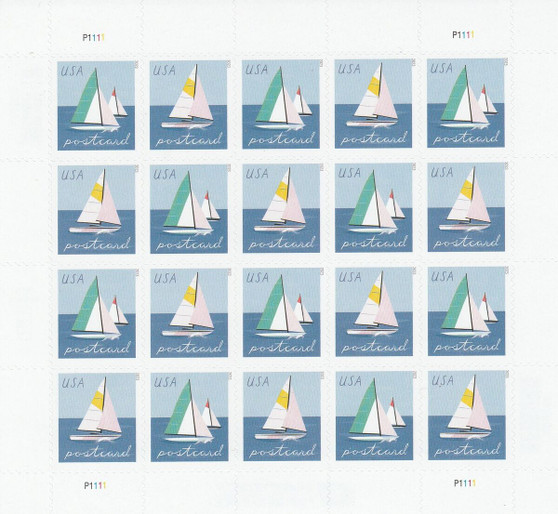 2023 Sailboats Forever Postcard Stamps