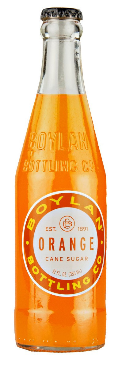 Boylan Orange Soda ( 12 oz. glass bottles ) Summit City Soda