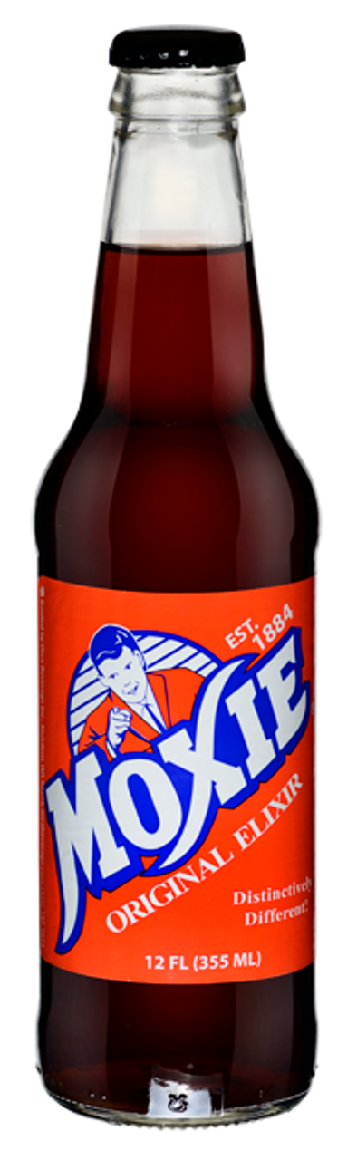 Moxie Original Elixir Soda with Sugar - 12 oz (12 Glass Bottles)