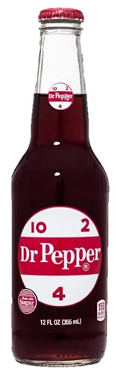 Dr Pepper 10-2-4 Real Sugar Soda - 12 pack