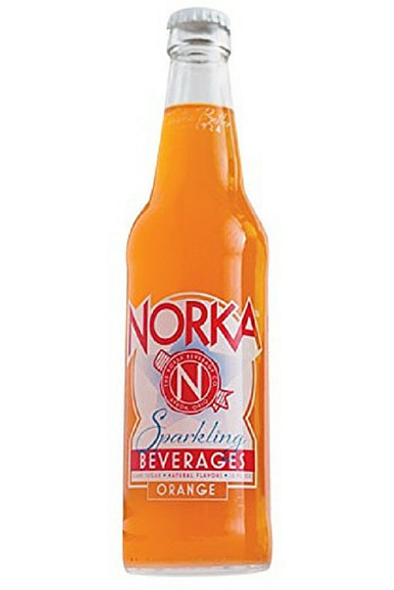 NORKA Orange Soda in 12 oz glass bottles from SummitCitySoda.com