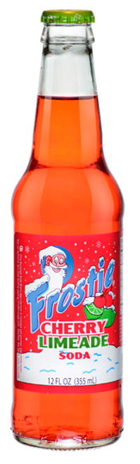 Frostie Cherry Limeade Soda in 12 oz. glass bottles for Sale