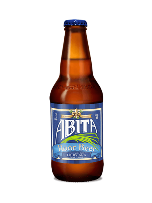 Abita Root Beer in 12 oz. glass bottles
