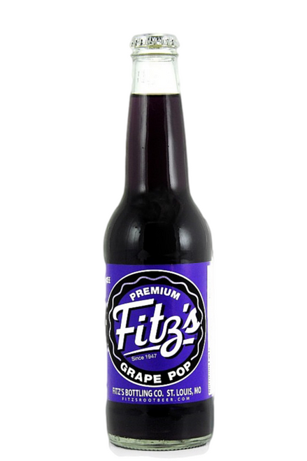 Fitz's Grape Pop in 12 oz. glass bottles for Sale at SummitCitySoda.com
