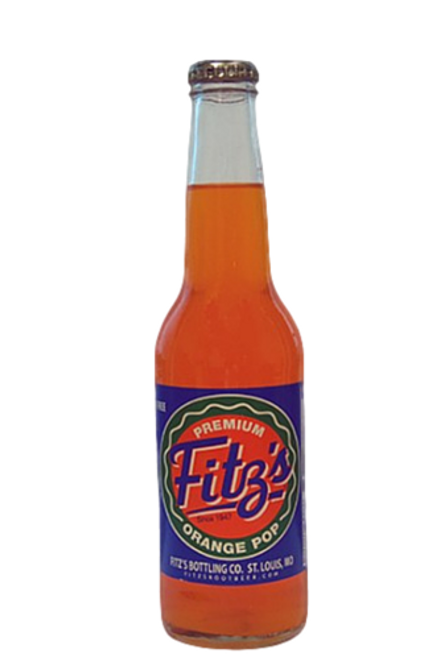 Fitz's Orange Pop in 12 oz. glass bottles for Sale at SummitCitySoda.com