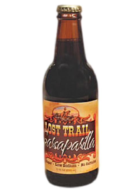 Lost Trail Sarsaparilla in 12 oz. glass bottles for Sale at SummitCitySoda.com