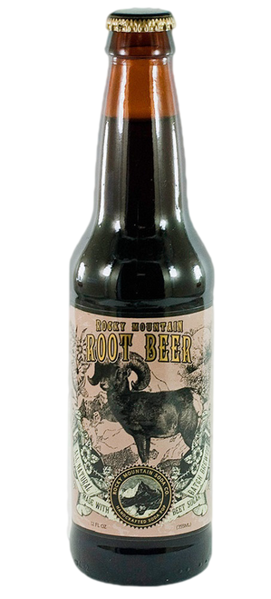 Rocky Mountain Soda Root Beer in 12 oz. glass bottles for Sale