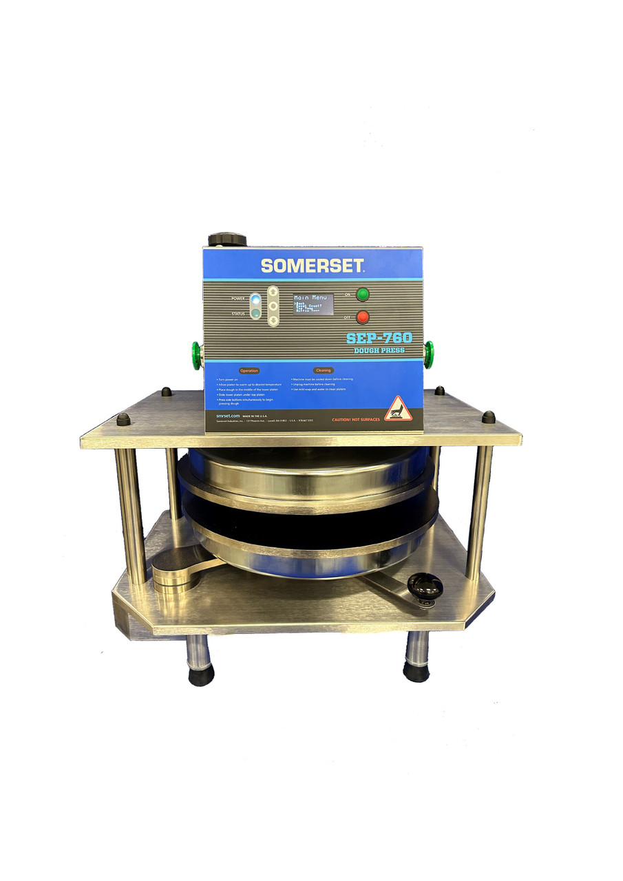 【アデノシン】　 STUDIOUS FSNS-60ULSII MGS Somerset SEP-760 Automated Operation Pizza Dough Press, ECO Mode