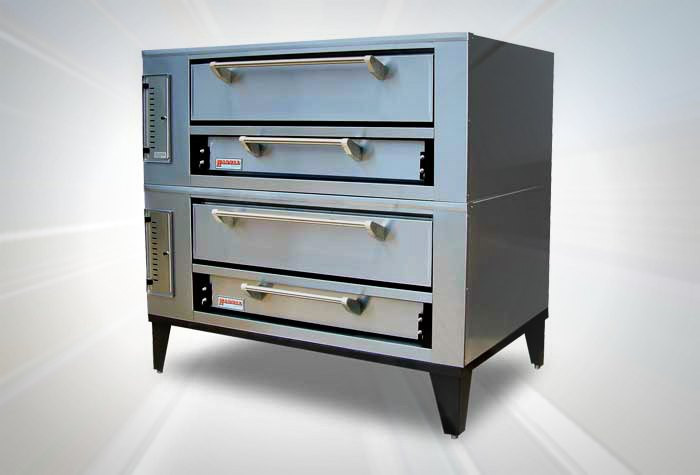 Marsal SD-448 Double Stacked Commercial Pizza Oven