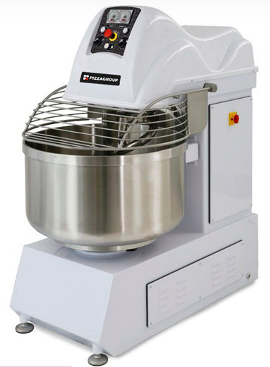 Pizza Group PM60 60 Kg 132 Lb Dough Capacity Automatic Spiral Mixers with  Fixed Bowl