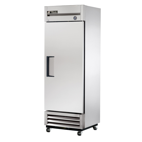 True T-19F-HC 27" One Section Solid Door Reach-In Freezer,Silver, Refrigerant R290, 16.5 Cu. Ft.