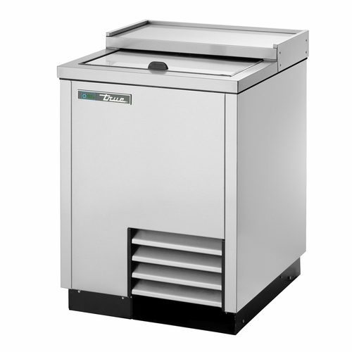 True T-24-GC-S-HC 24 1/2" Stainless Steel Glass Froster / Plate Chiller, Silver, Refrigerant R290, 4.6 Cu. Ft.