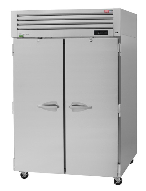 Turbo Air PRO-50F-N 51.75'' Top Mounted 2 Section Solid Door Reach-In Freezer, Refrigerant R290,  48.36  Cu. Ft.