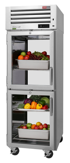 Turbo Air PRO-26-2R-G-PT-N(-L) 28.75''  1 Section Door Pass-Thru Refrigerator, Refrigerant R290,   27.52  Cu. Ft.