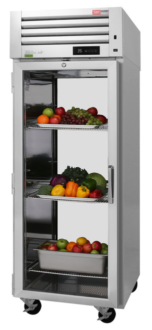 Turbo Air PRO-26R-GS-PT-N(-L) 28.75'' 1 Section Door Pass-Thru Refrigerator, Refrigerant R290,  26.68  Cu. Ft.