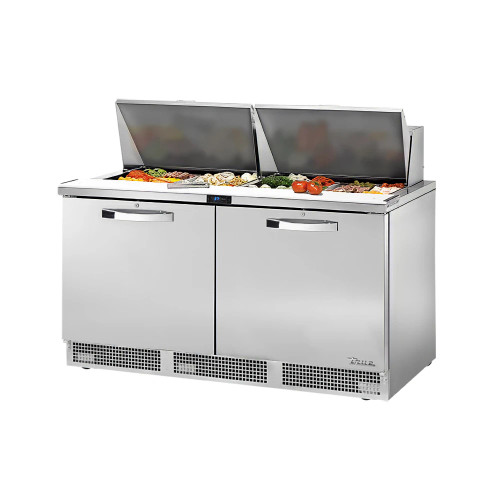 True TFP-64-24M~SPEC3 64" Sandwich/Salad Prep Table w/ Refrigerated Base, Refrigerant R134A, 24 Pans (Top)