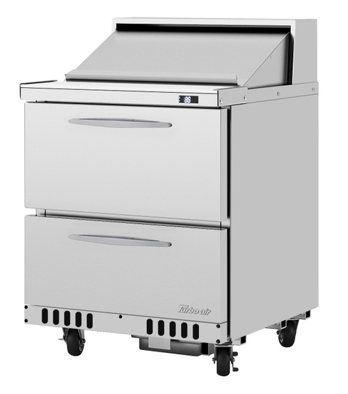 Turbo Air PST-28-D2-FB-N 27.50'' Refrigerated Sandwich / Salad Prep Table with Refrigerant R290,  6.5  Cu. Ft.