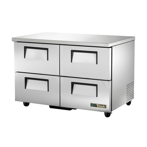 True TUC-48F-D-4-HC 48" Two Section Undercounter Freezer with 4 Drawers, 12 Cu. Ft, Refrigerant R290