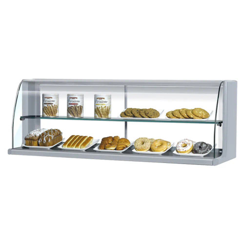Turbo Air TOMD-30HS 28" High Top Dry Display Case for TOM-30S/L, Stainless Steel   2.1  Cu. Ft