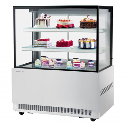 Turbo Air TBP48-54NN-S 47 1/4" Full Service Bakery Display Case w/ Straight Glass - (3) Levels, 115v      Refrigerant R290,   12.5   Cu. Ft