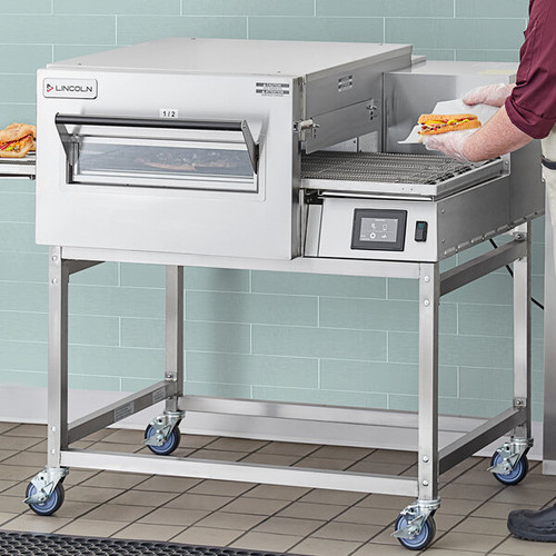 Lincoln 1120-1 Stainless Steel Equipment Stand with Casters, (For Single or Double-Stack Ovens)