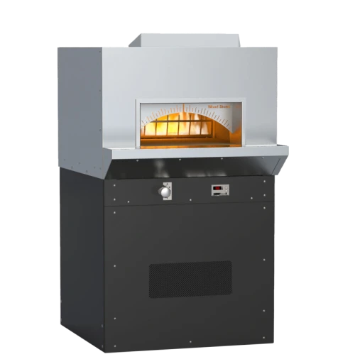 Wood Stone WS-BL-4343RFG-LR Bistro 4343 69.75"H x 42.5"W Compact Stone Hearth Oven, Gas Fired, (8)8" Pizza Capacity, Dual Radiant Gas Flame (80,500-NG/68,000-LP) BTUs
