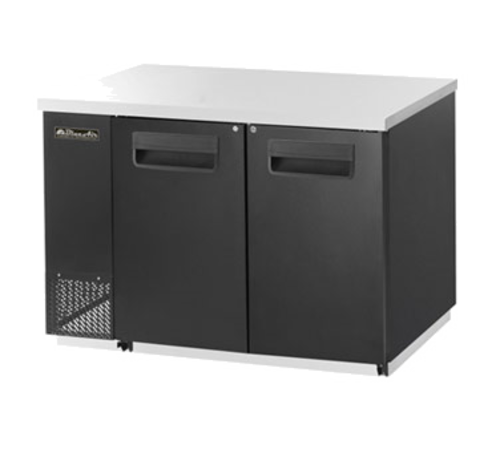 Blue Air BBB59-2S-HC 59" 2 Solid Door Back Bar Cooler, Stainless Steel, 19.4 Cu/Ft, R-290 Refrigerant