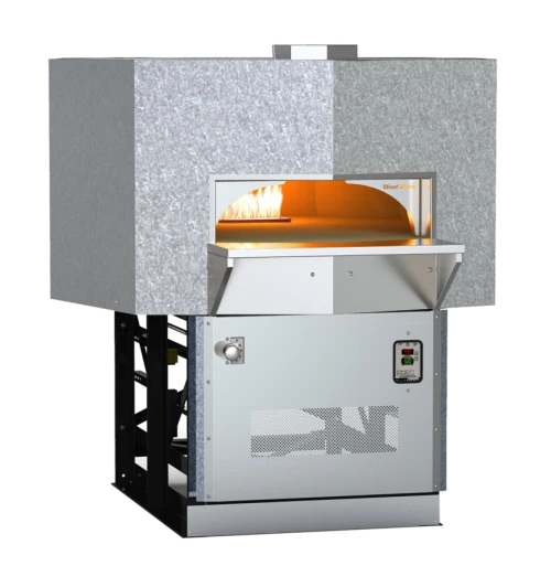 Wood Stone WS-MS-6-RFG-W 76"W Mt. Baker 6' Stone Hearth Oven, Radiant Gas Flame in Dome/Wood Burning Option, 22 Sq.Ft Cooking Surface, (14-16) 12" Pizza Capacity, (105,000-NG/94,000-LP) BTUs/hr