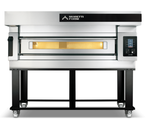 Moretti Forni S120E1 Electric Pizza Oven (One Deck) With Standard Open Frame Base Chamber Dim. 49 x 29 220v/60-50/ 3 Ph