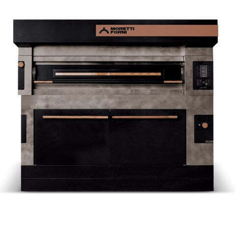 Moretti Forni S120E1 ICON Electric Pizza Oven (One Deck) With Standard Open Frame Base Chamber Dim. 49 x 29 220v/60-50/ 3 Ph