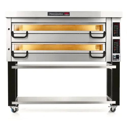 PizzaMaster PM 742ED - 700 Series Modular Electric Pizza Deck Oven, Full Size and Highly Efficient, Hearthstone Clay, 2 Decks, Baking Surface 56"W x 28"D, 208/240V, 1/3 Phase, 12.6/13.7 kW
