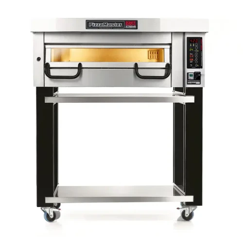 PizzaMaster PM 911ED - 900 Series Modular Deck Type Electric Pizza Bake Oven, High Temprature Slim Size Dry Heat Large Capacity, 1 Deck, Baking Surface 26"W x 36"D, 208/240V, 1/3 Phase, 7.7/8.3 kW