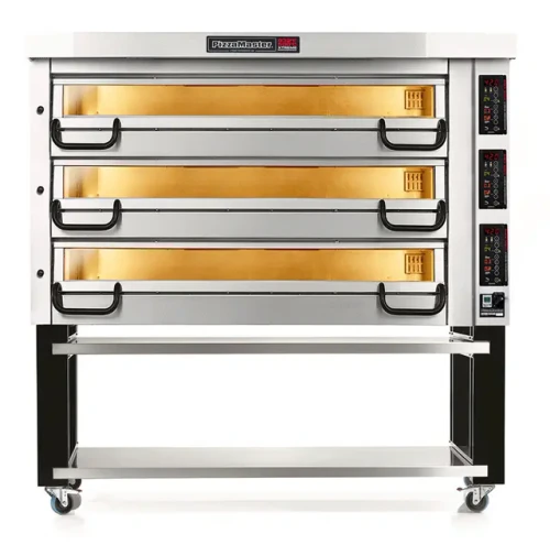 PizzaMaster PM 943ED - 900 Series Modular Deck Type Electric Pizza Bake Oven, 3 Heat Zones Top, Bottom, Front/XTREME Performance , 3 Decks, Baking Surface 72"W x 36"D, 208/240V, 1/3 Phase, 21.3/23.2 kW