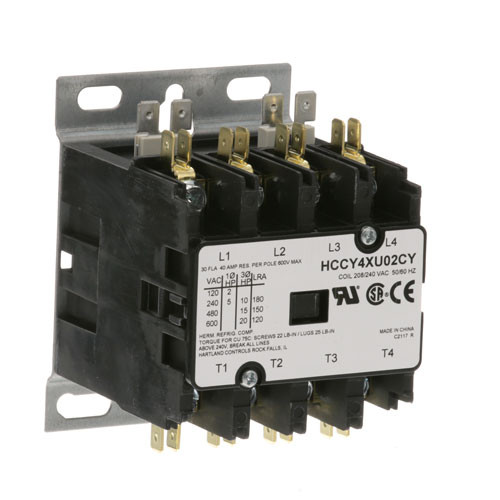 Vulcan Hart 00-411497-000D3 CONTACTOR 4P 30/40A 208/240V(44-1075)