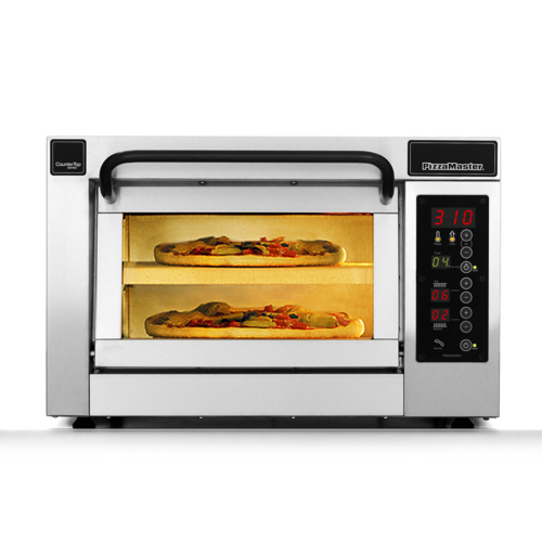 PizzaMaster PM 451ED-2 450 Series Compact Electric Stone-Hearth Performance CounterTop Pizza Bake Oven, Unique Scandinavian Design, Single Deck, 18.1" x 18.1 Deck Size, 1 Chamber/2 Stone, 5.42 kW